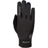 Gants de course Roeckl LL Top Function Lindsdal noir